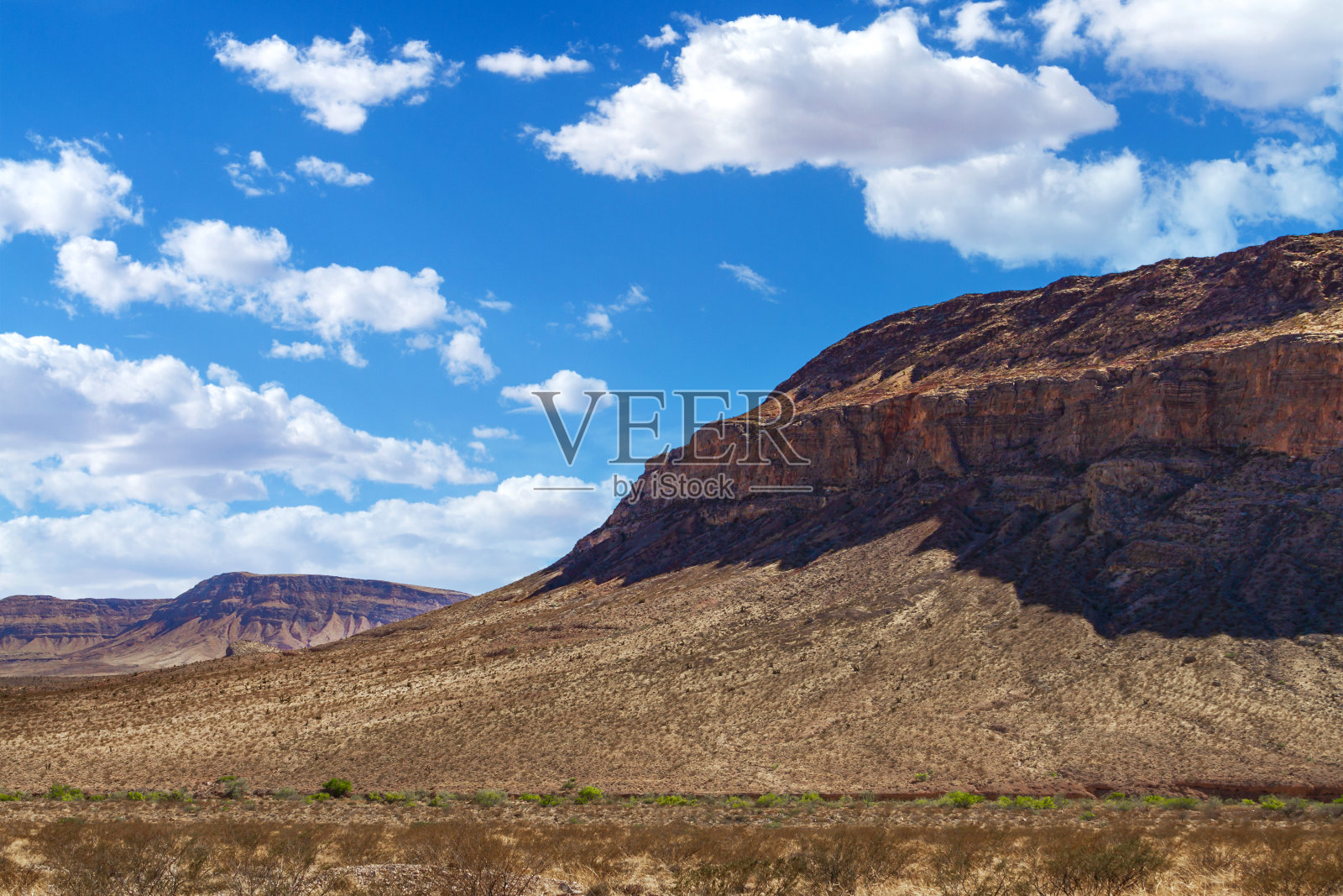 内华达州南部沙漠景观，靠近拉斯维加斯照片摄影图片