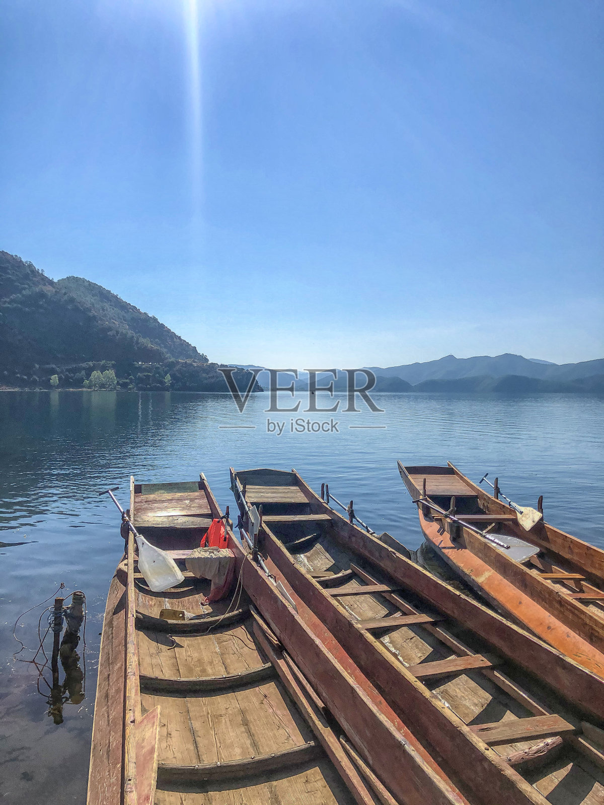 泸沽湖景观照片摄影图片