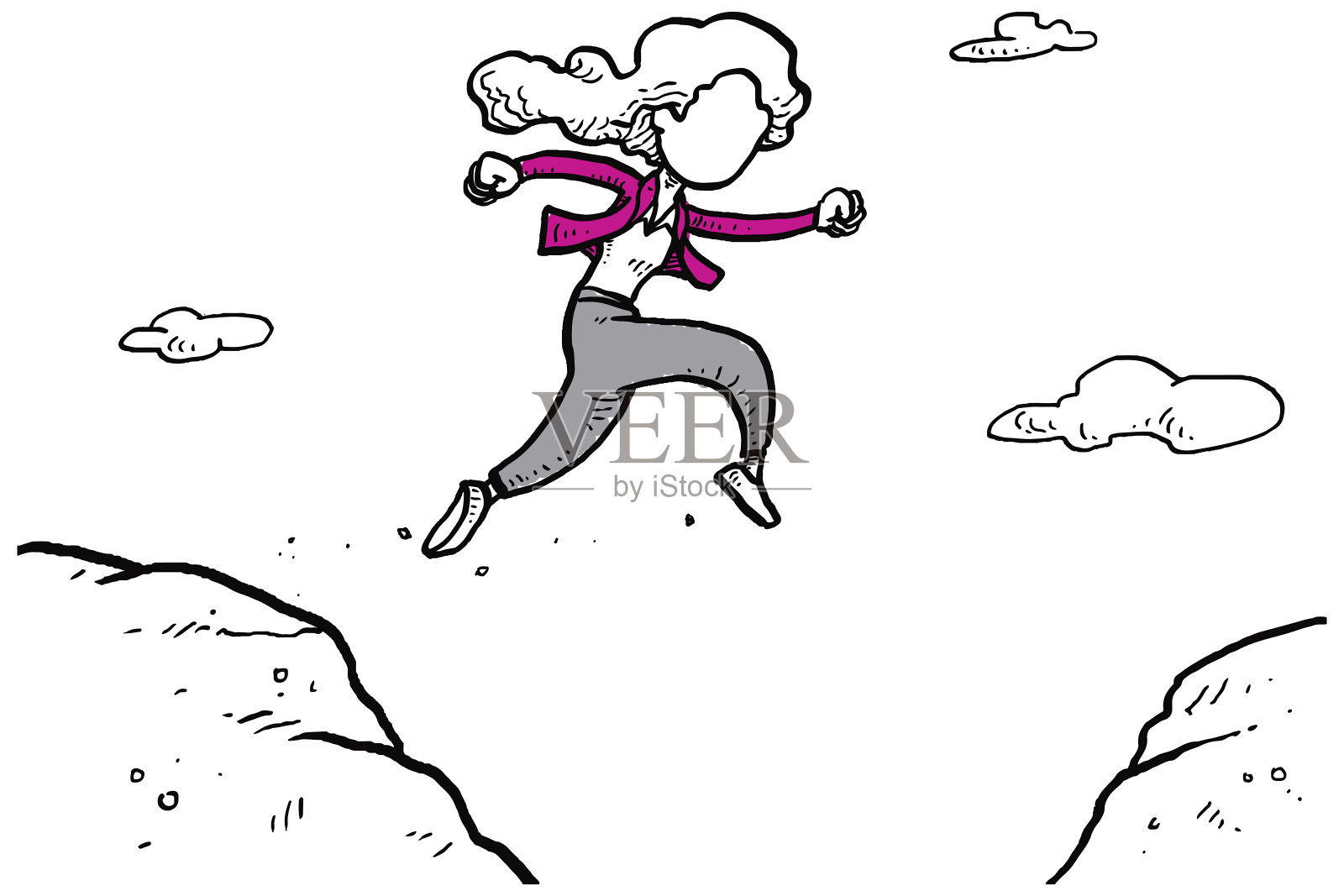 一个坐在悬崖上的女人的高清图片-千叶网
