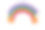 彩色的橡皮泥彩虹孤立在白色的背景。素材图片