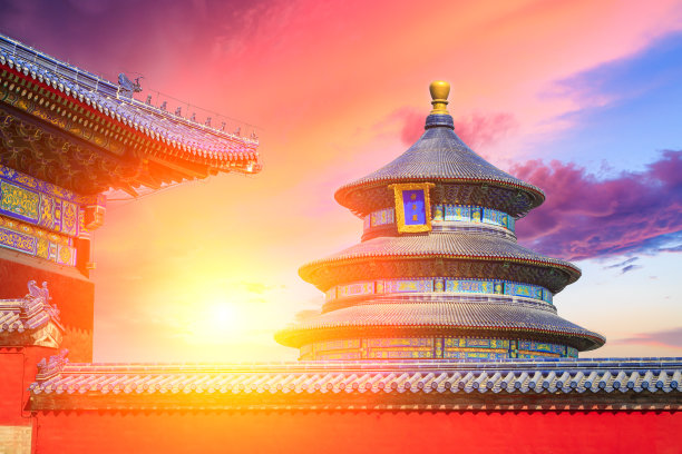 北京天坛的历史背景图片
