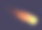 矢量卡通插图彗星与黄金比特币符号飞行在开放的星系空间。比特币正在下跌。素材图片