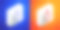 等距线头盔和行动摄像机图标孤立在蓝色和橙色的背景。银广场按钮。矢量图素材图片