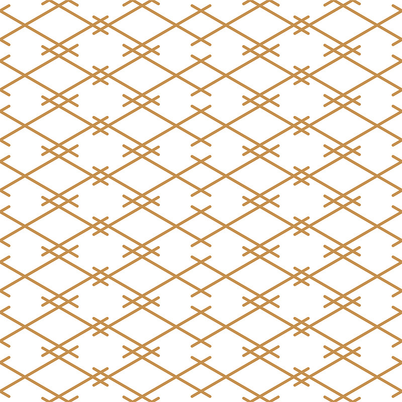 矢量无缝图案，传统几何背景，金色民族点缀。图片下载